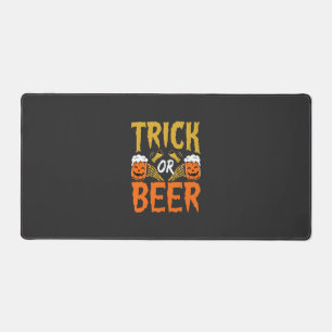Halloween Trick or Beer Skeleton Hands Desk Mat