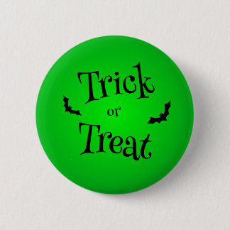 Halloween trick or Treat 6 Cm Round Badge