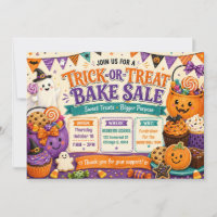 Halloween Trick‑or‑Treat Bake Sale