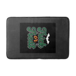 Halloween Trick or Treat Bat Web Design_1 Bath Mat