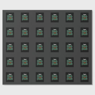 Halloween Trick or Treat Bat Web Design_1 Wrapping Paper