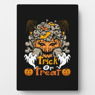 Halloween Trick Or Treat Birthday Plaque