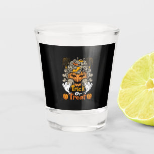 Halloween Trick Or Treat Birthday Shot Glass
