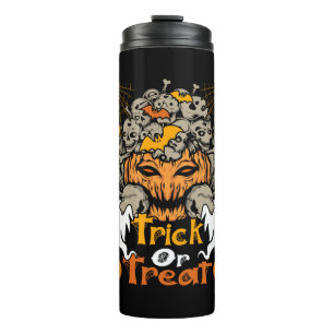 Halloween Trick Or Treat Birthday Thermal Tumbler