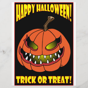 HALLOWEEN TRICK OR TREAT CARDS -1