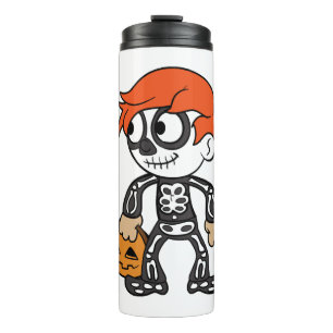 Halloween Trick or Treat Costume Sweets Candy Thermal Tumbler