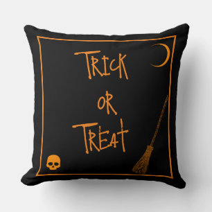 Halloween Trick or Treat Cushion