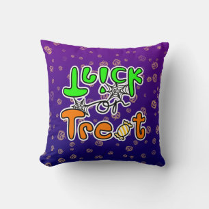 Halloween Trick or Treat Cushion