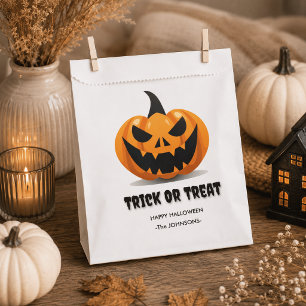 Halloween Trick or Treat – Custom Jack-o’-Lantern Favour Bag