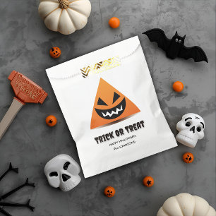 Halloween Trick or Treat  – Custom Scary Face Favour Bag