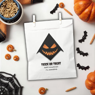 Halloween Trick or Treat – Custom Scary Face Favour Bag