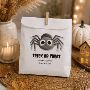 Halloween Trick or Treat – Custom Spider Design Favour Bag