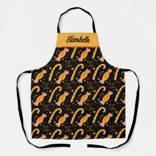 Halloween Trick or Treat Customised Kitchen Apron