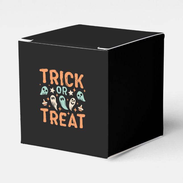 Halloween Trick or Treat Favour Box (Front Side)