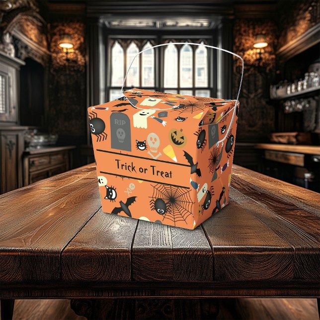 Halloween Trick Or Treat Favour Box (Creator Uploaded)