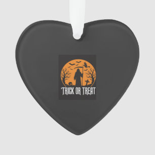 Halloween Trick or Treat Grim Reaper Design_1 Ornament