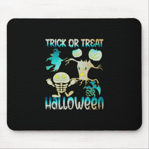 Halloween Trick Or Treat Halloween Mouse Pad