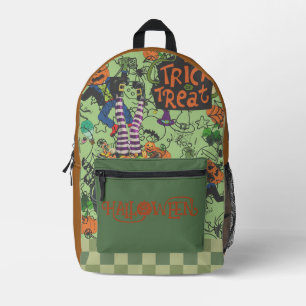 Halloween, Trick or Treat, Halloween Party Printed Backpack