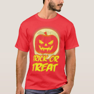 Halloween Trick or treat jack o lantern pumpkin  T-Shirt