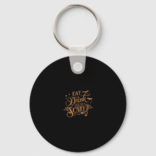 Halloween Trick Or Treat  Key Ring
