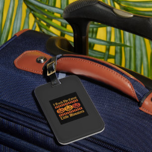 Halloween Trick Or Treat Little Monsters Pumpkin D Luggage Tag