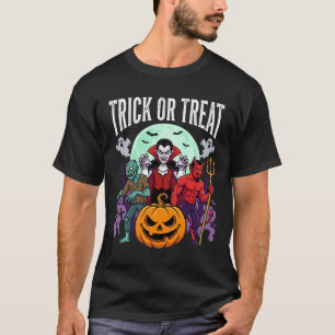 Halloween Trick or Treat Monster Parade T-Shirt