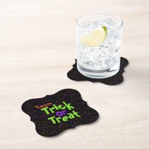 Halloween / Trick or Treat / Paper Coaster