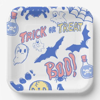 Halloween Trick or Treat Plate – Fun and Spooky Pa