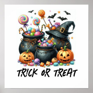 HALLOWEEN TRICK OR TREAT POSTER