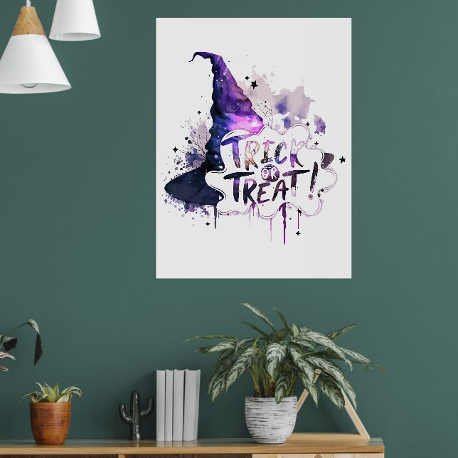 Halloween trick or treat poster (Living Room 1)