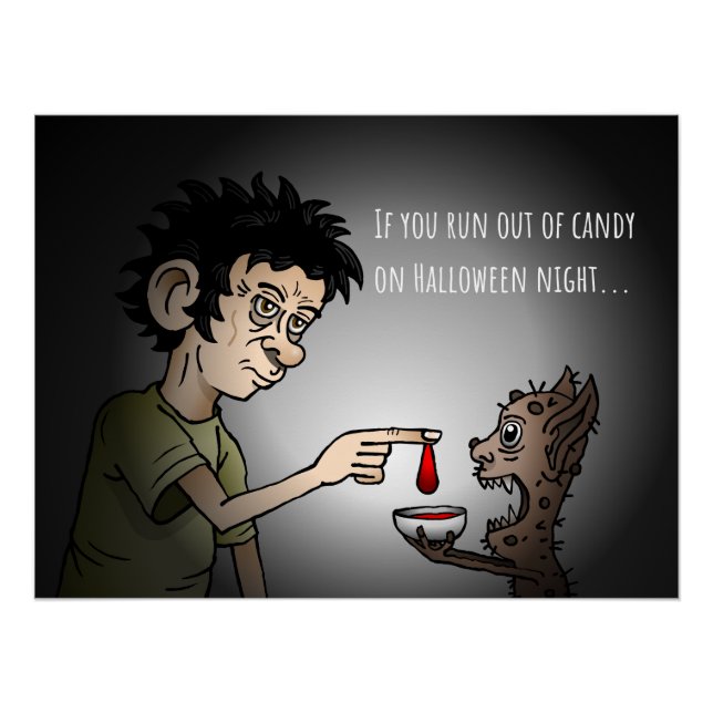 Halloween Trick or Treat Poster (Front)