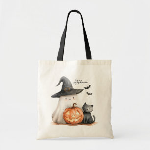 Halloween Trick or Treat Shoulder Tote Bag