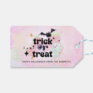 Halloween Trick or Treat spooky eye Gift Tags