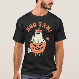 Halloween Trick Or Treat Spooky Season Boo Yah Gho T-Shirt