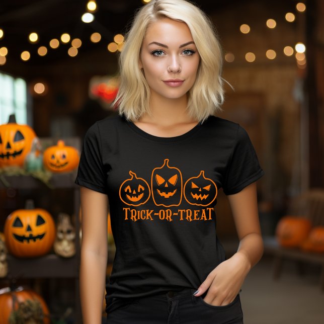 Halloween Trick or Treat T-Shirt (Creator Uploaded)