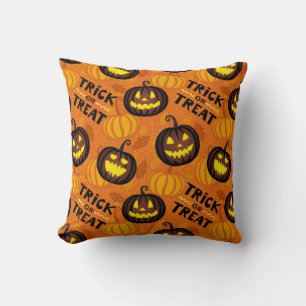 Halloween Trick or Treat Throw Pillow