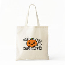 Halloween Trick or Treat Tote Bag