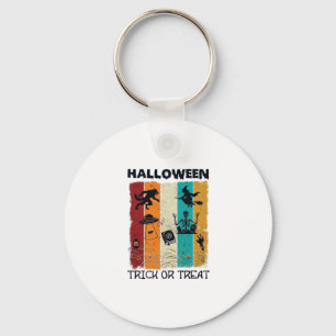 Halloween Trick Or Treat Werewolf Witch Skeleton U Key Ring