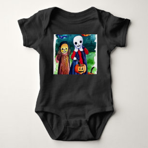 Halloween Trick or Treaters Baby Bodysuit
