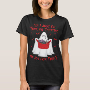 Halloween Trick Or Treating Ask Yarn T-Shirt