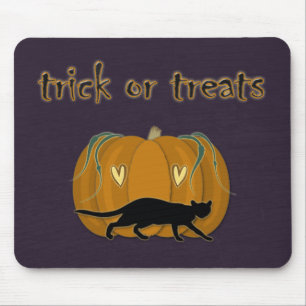 Halloween' trick or treats goodies mouse pad