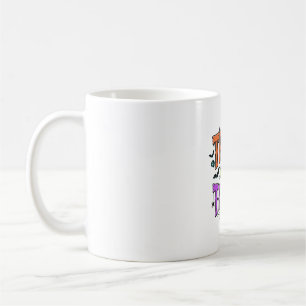 Halloween Trick Treat Funny Spider Web Retro_1 Coffee Mug