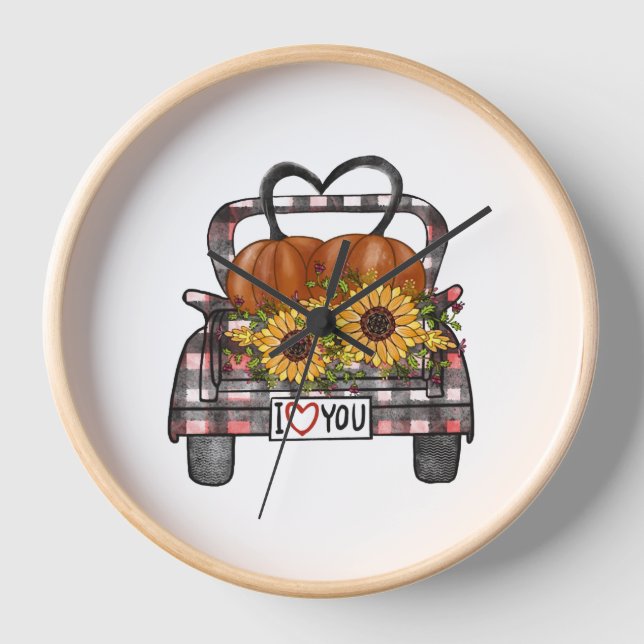 Halloween Truck         Clock (Front)