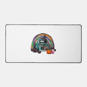Halloween Truck        Desk Mat