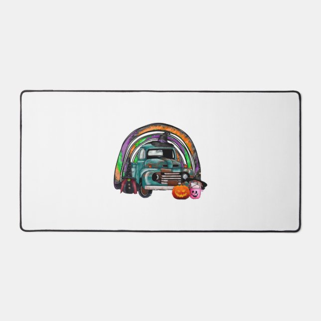 Halloween Truck        Desk Mat (Front)