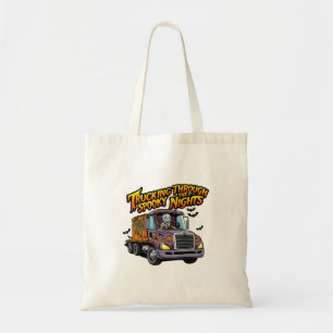 Halloween Truck Driver Tote Bag