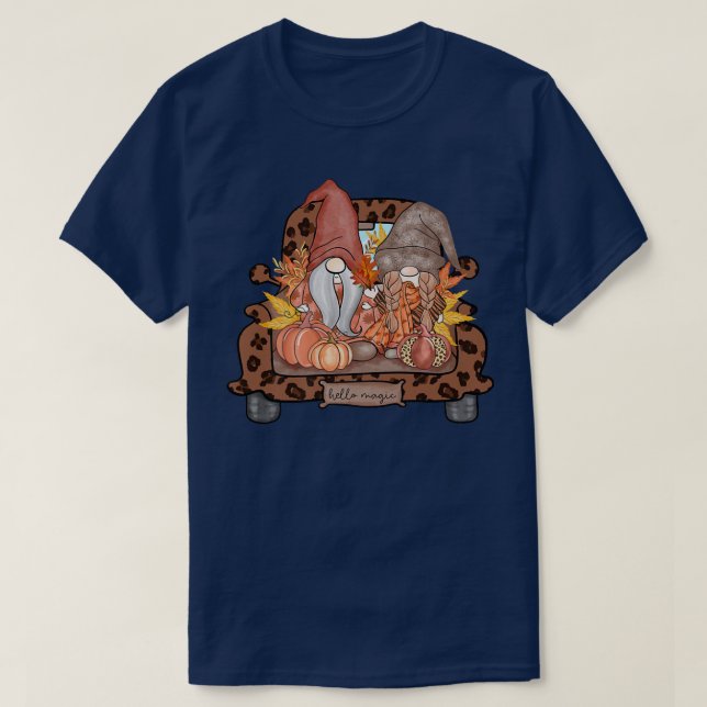 Halloween Truck Gnomes Pumpkin Costume Kids804 T-Shirt (Design Front)