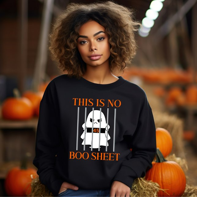 Halloween Trump Behind Bars This Is No Boo Sheet Sweatshirt (Creator Uploaded)