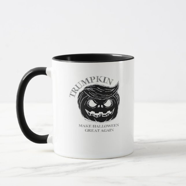Halloween Trumpkin  Funny & Cute Halloween Costume Mug (Left)
