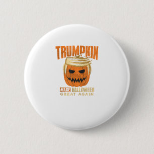 Halloween Trumpkin Funny Make America Great 6 Cm Round Badge